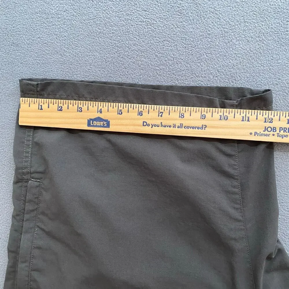 REI Co Op Hiking Shorts Mens 40 Gray UPF Outdoor Cargo Nylon Gorpcore Zip Pocket